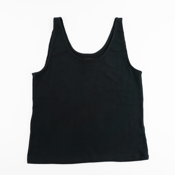 New J.CREW Size S - M Brushed Rib Tank in Black - Picture 1 of 3
